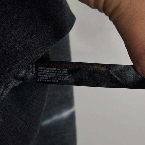 Free People Movement XS Blue Tie Dye Believer Sweatshirt Hoodie Cropped Lace Up - Picture 8 of 10